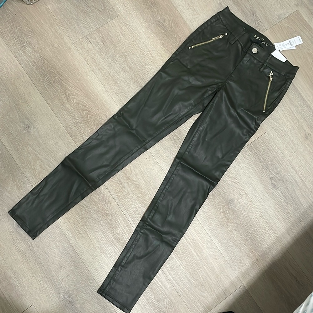 Faux leather WHBM Pants